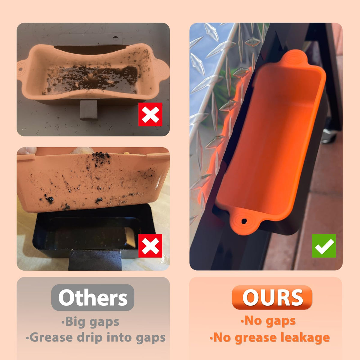 ARTSHU liner protects the Blackstone griddle from stubborn pan residue