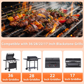 ARTSHU 22-inch liner minimizes mess and simplifies cleanup after grilling