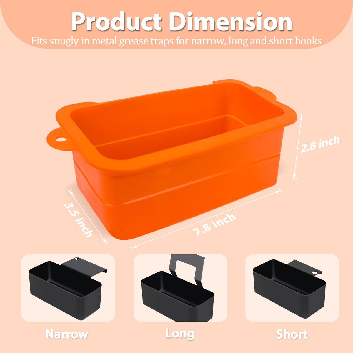 ARTSHU grease cup liner for 28-inch Blackstone preserves the drip pan from buildup