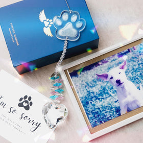 ARUN dog bereavement gift memory keepsake ornament ready for indoor display