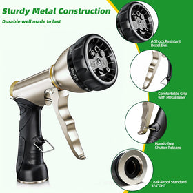 ARXIVE nozzle close-up shows leak-proof seal for drip-free performance.