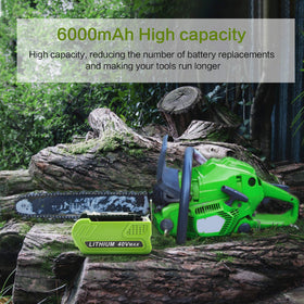 ARyee 40V battery charging LED indicators display recharge planning
