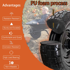 ASDFGHT polyurethane-foam tire handles up to 300lbs load