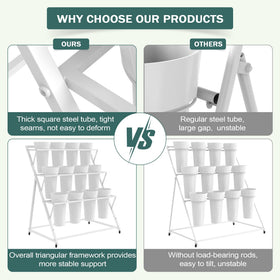 Asee'm detachable buckets enable versatile use as independent planters