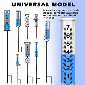 Outdoor-ready Asenron rain gauge tube designed for durable yard measurement.