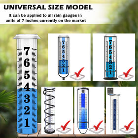 Asenron mouth-area design of the rain gauge tube supports accurate rainfall collection.
