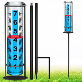 Asenron rain gauge outdoor with precision design improves rainfall measurement for your yard.