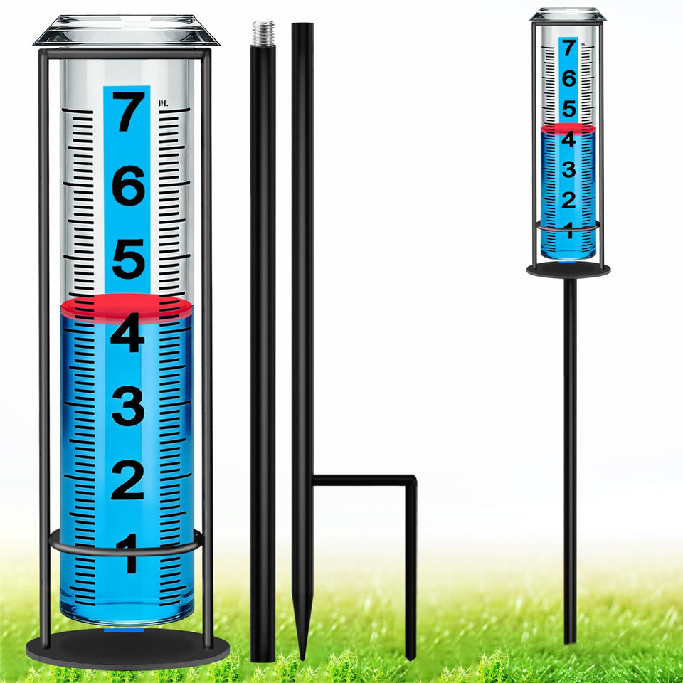 Asenron rain gauge outdoor with precision design improves rainfall measurement for your yard.