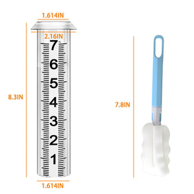 Includes brush for cleaning the Asenron rain gauge tube.