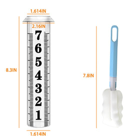 Asenron replacement tube kit includes brush for simple cleaning.