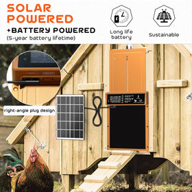AsFrost easy installation and solar-powered setup for stress-free coops.