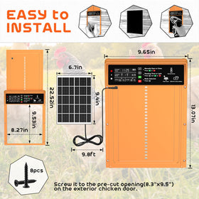 AsFrost large display simplifies programming time, light sensitivity, and date.