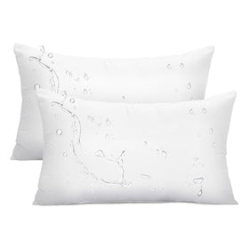 Ashler Outdoor Pillow Inserts 12x20, pack of 2, ideal for porch decor and outdoor comfort.