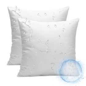 Ashler outdoor pillow inserts 16x16 with water resistance for patio comfort