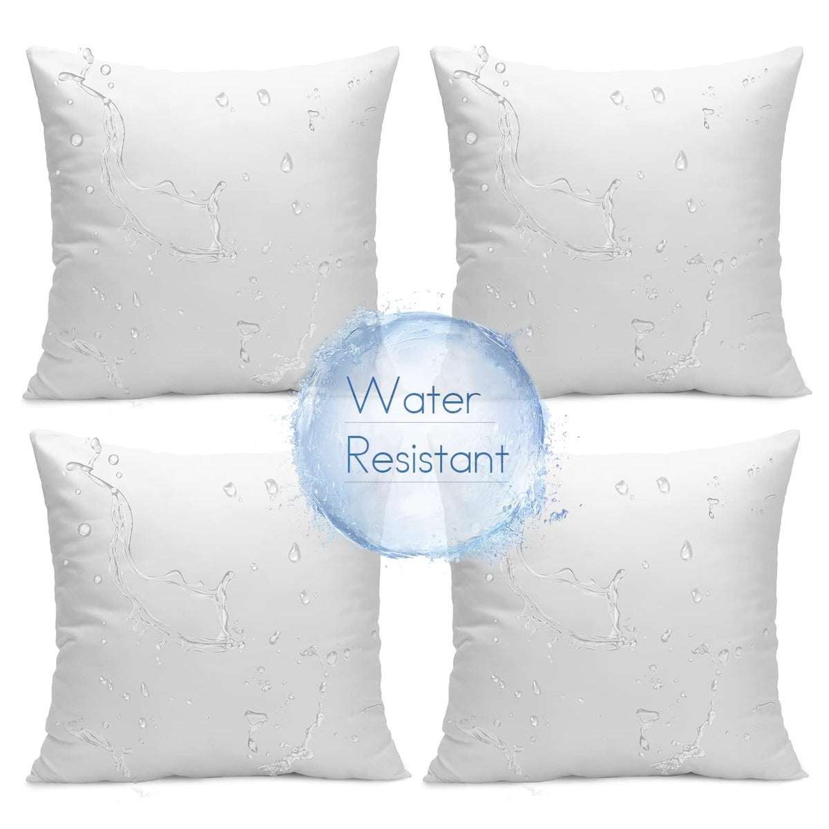 Ashler outdoor pillow insert with waterproof fabric for durable patio use.