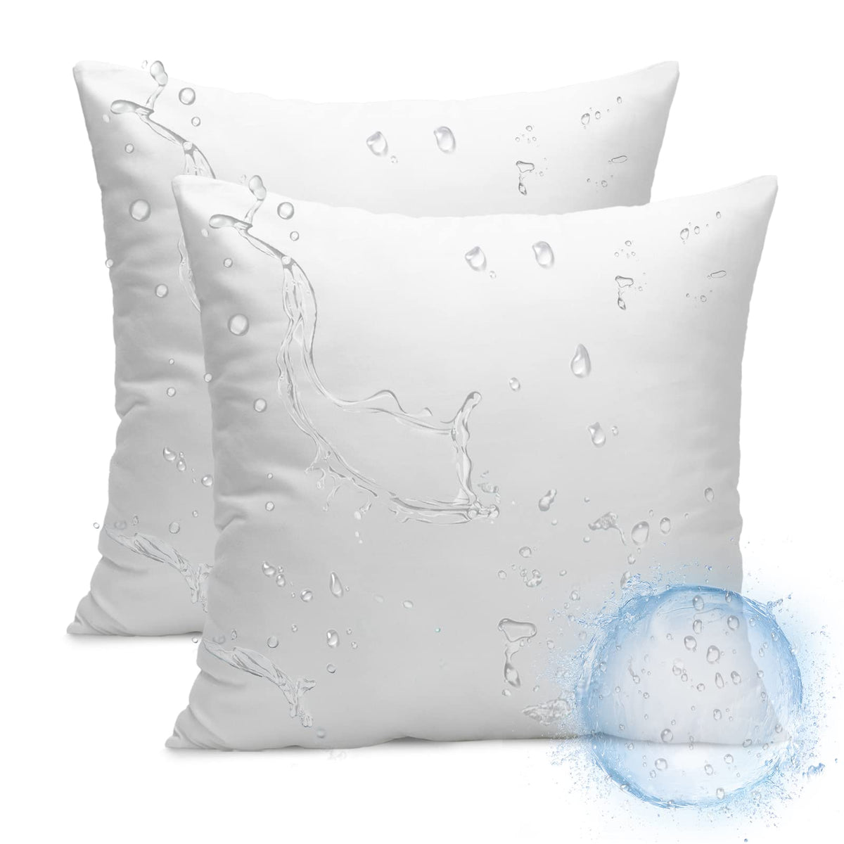 Ashler outdoor pillows 20x20 set of inserts on a patio sofa for weather-ready comfort