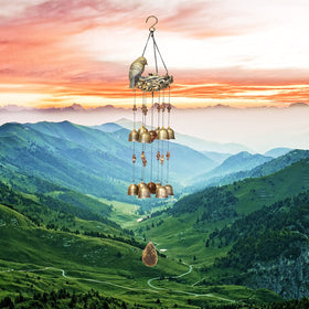 Askhald Wind chimes with S-hook offer easy outdoor or indoor hanging.