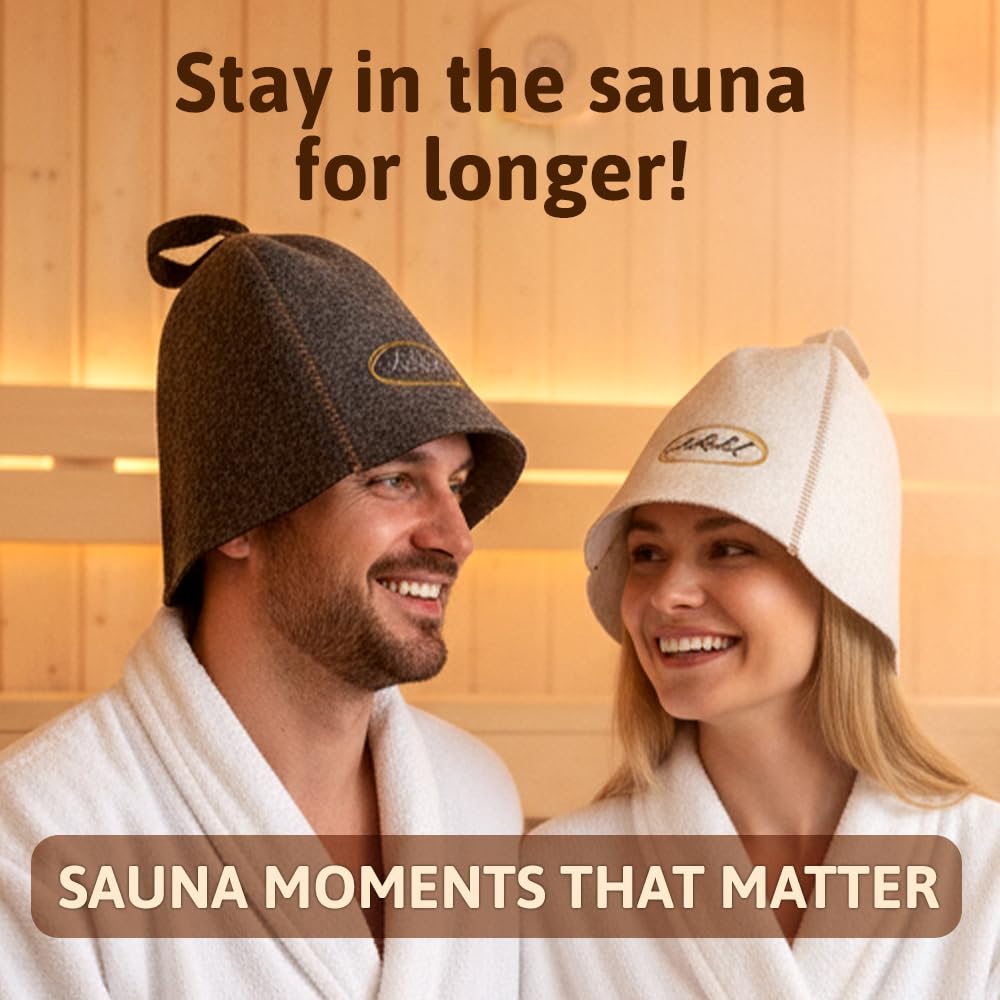 ASKOLD felt wool sauna hat material 100% wool quality.