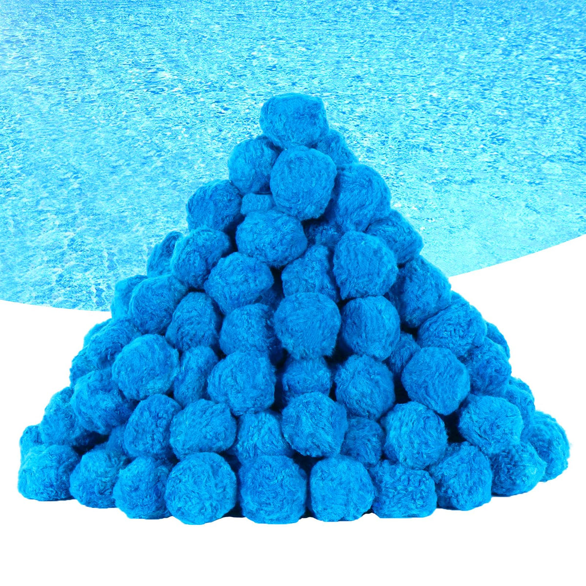 Askyli filter balls packaging shown for easy pool use.