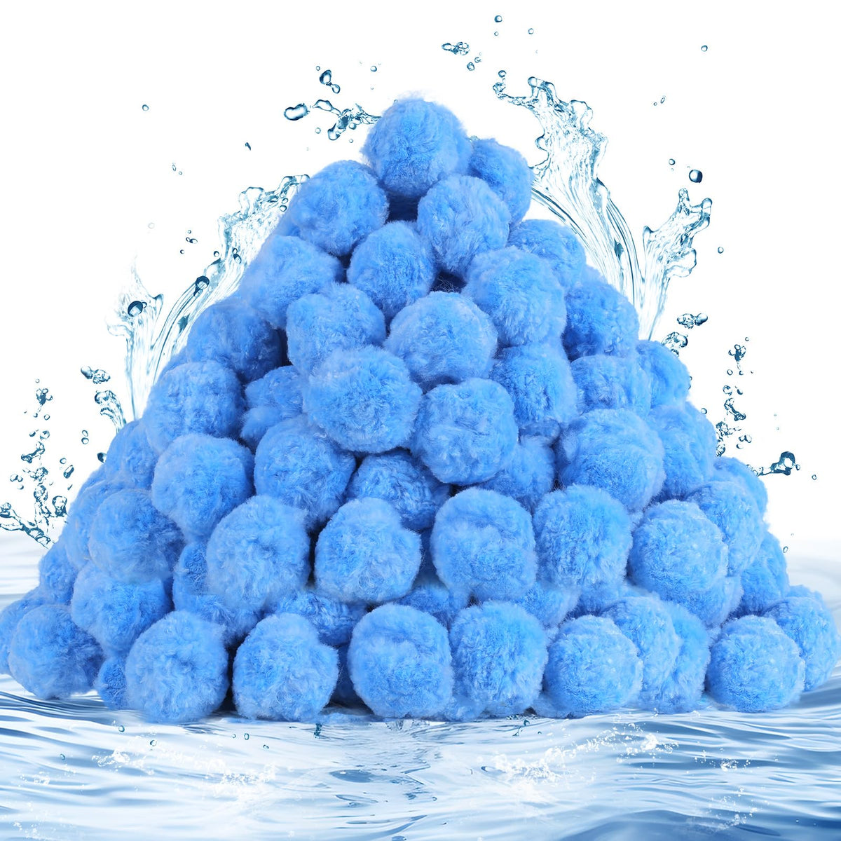 Askyli pool filter balls boost clarity for sparkling water filtration