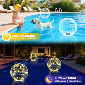 Askyli solar pool light hanging option adds ambient decor from trees or hooks.