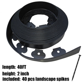 Asoleo Lawn Border Spikes show secure installation for defined edges.