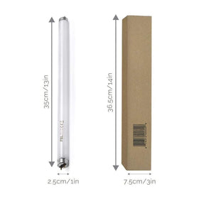 ASPECTEK 13-inch replacement bulbs fit 20W zappers precisely.
