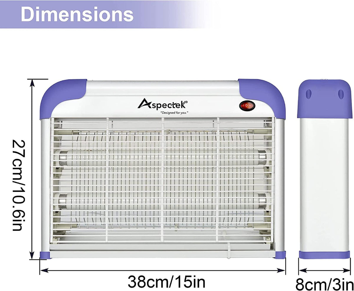 ASPECTEK 20W includes replacement bulbs for ongoing performance