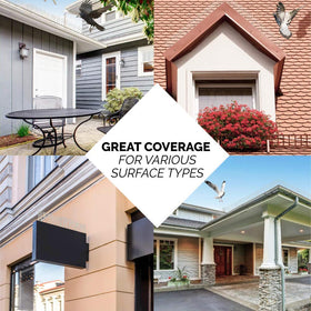 ASPECTEK spikes install on roofs, ledges, and eaves for versatile protection.