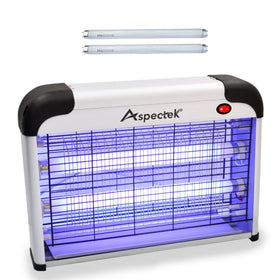 Aspectek Insect Killer indoor lamp showing safe pest attraction with chemical-free control