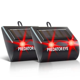 ASPECTEK Predator Eye Pro two-pack front view for effective night-time deterrence.