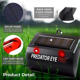 ASPECTEK Predator Eye Pro unit at sunset demonstrating weatherproof reliability.