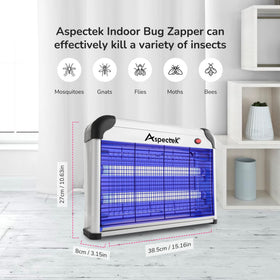ASPECTEK includes two replacement bulbs for ongoing insect control