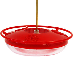Aspects 430 Hummzinger red-clear feeder ready for garden visits.