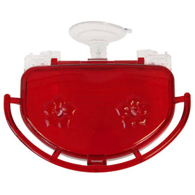 Aspects Gem Window Hummingbird Feeder compact plastic body is lightweight