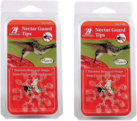 Aspects Hummzinger Nectar Guard Tip attached to feeder port