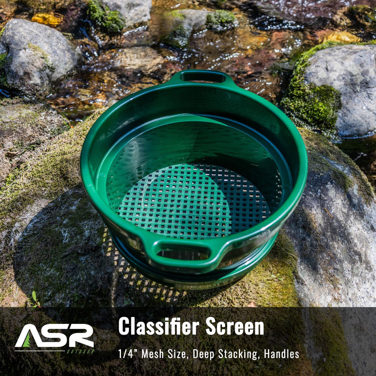 ASR Outdoor Deep Stacking stacks on a bucket to streamline processing