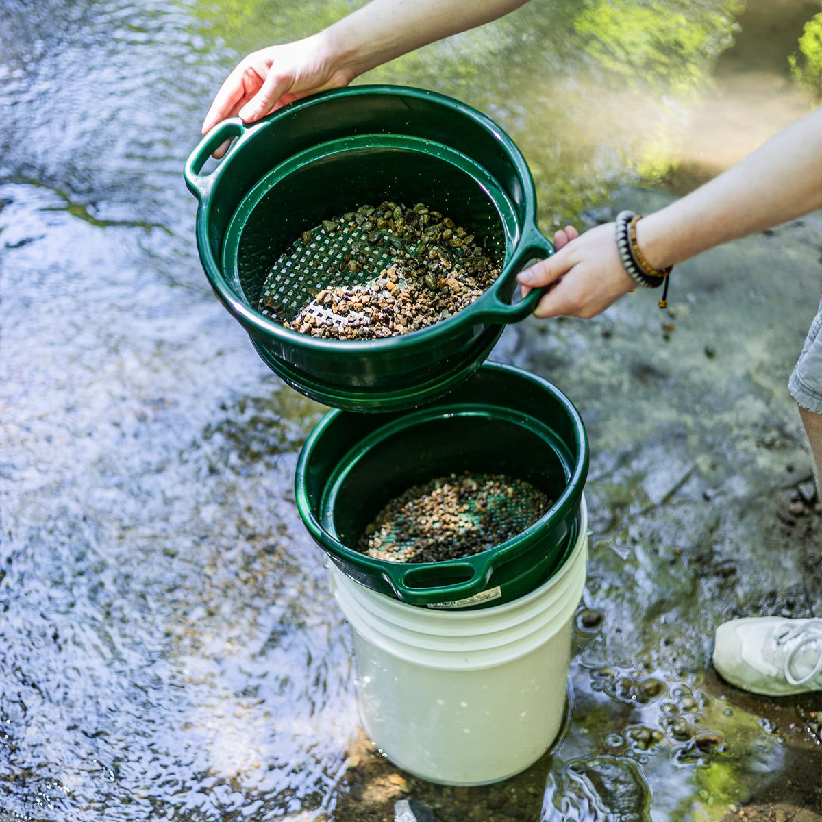 ASR Outdoor Deep Stacking rugged sifter built for repeated outdoor use