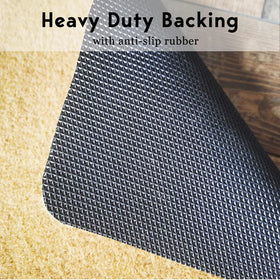 Assaoy durable coconut coir mat withstands weather and frequent use.