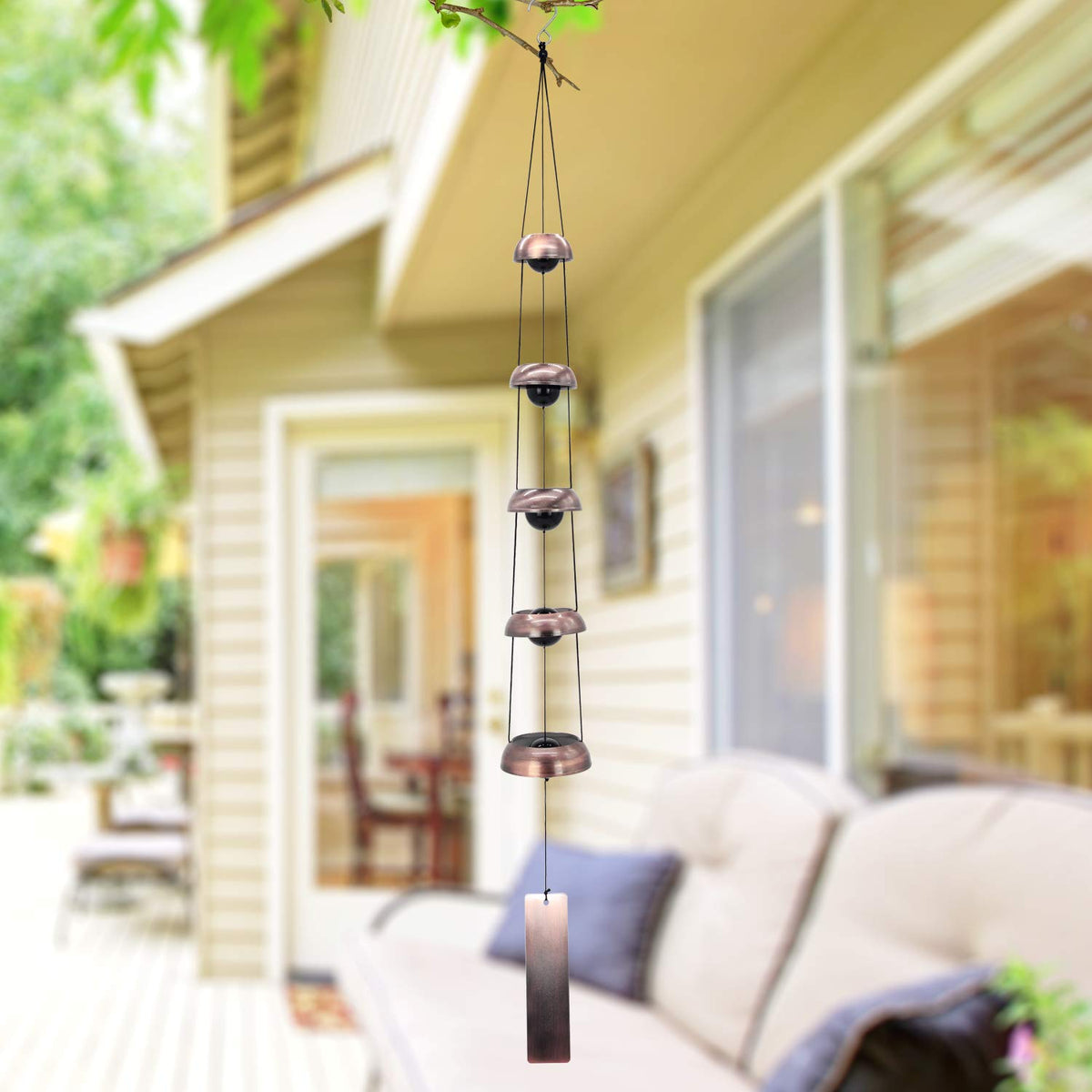 ASTARIN copper wind chimes memorial design makes a thoughtful gift.