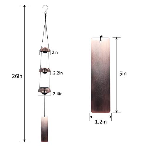 ASTARIN temple wind chime shown in garden for soothing yard sound