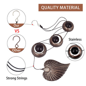 ASTARIN wind chime hanging ring highlights durable copper alloy construction.