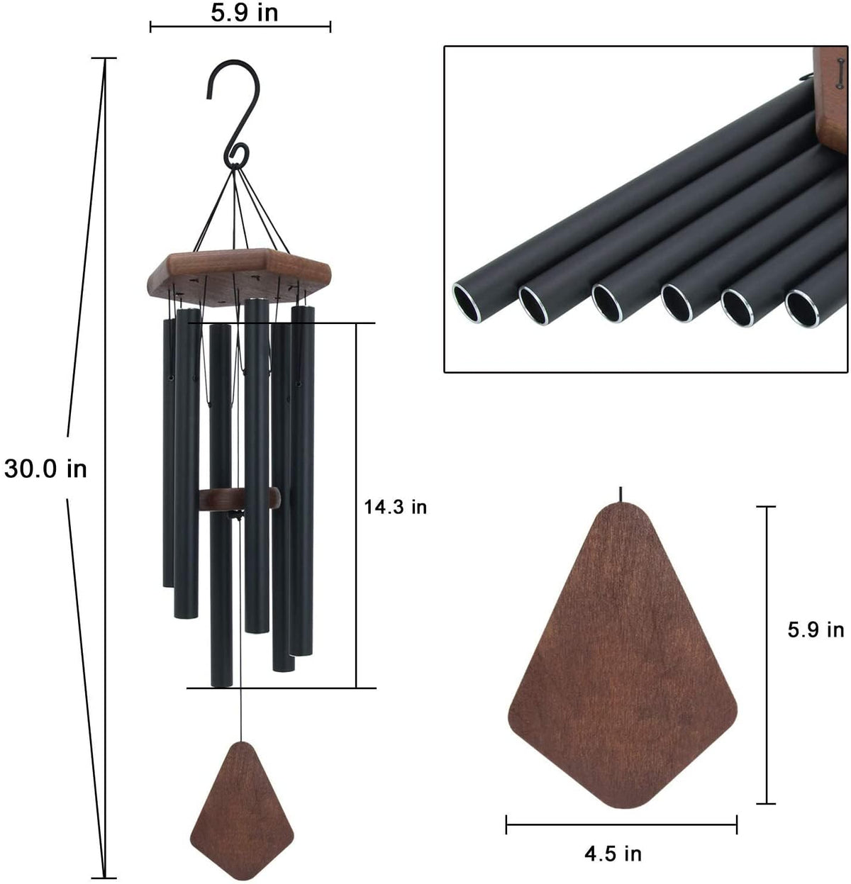 ASTARIN wind chime wind catcher highlights movement and soothing sounds