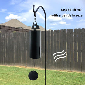 ASTARIN anodized aluminum wind bell resists corrosion year-round.