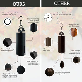 ASTARIN 24-inch wind bell adds presence to any yard.