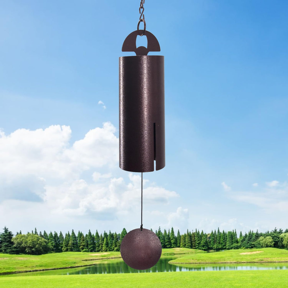ASTARIN deep-tone bell enhances porch, yard, and garden ambience.