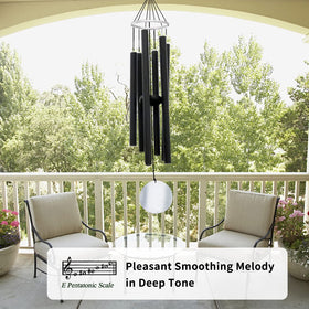 ASTARIN wind chimes tuned for deep tone using durable cord