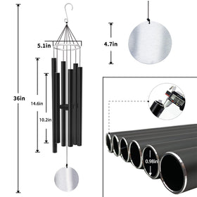 ASTARIN wind chimes modern outdoor decor for patio