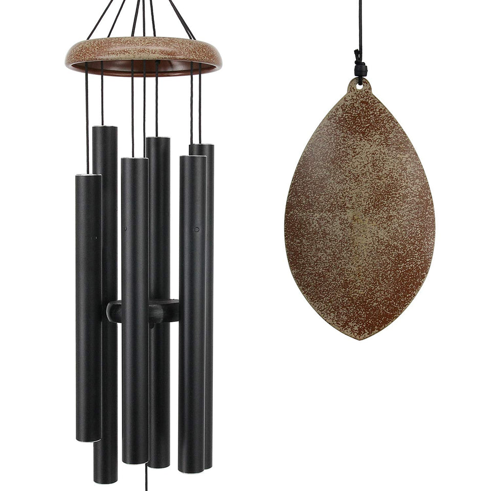 ASTARIN wind chimes with deep-tone tubes enriching outdoor ambience.