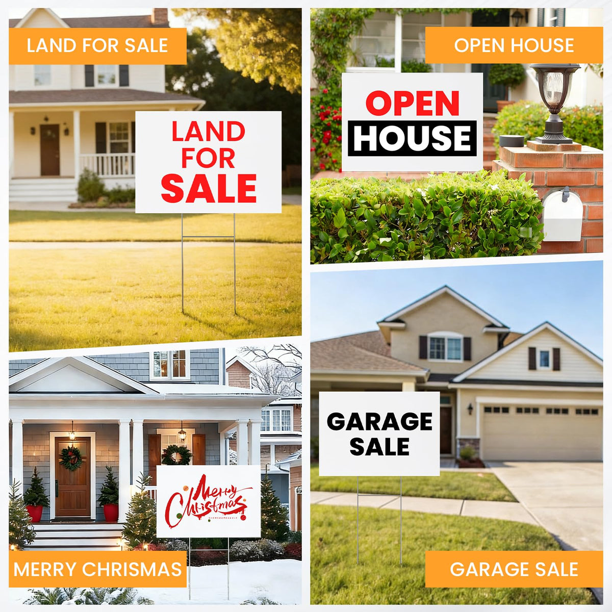 AstrivixDD outdoor signage kit for garages, parties, weddings, and sales.